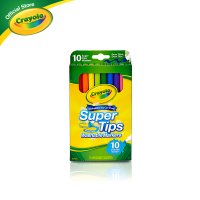 ราคา ส่งฟรี ใช้โค้ด Crayola Super tips Washable Marker เครโยล่า สีเมจิกล้างออกได้ ซุปเปอร์ทิปส์ 10 สี สำหรับเด็ก อายุ 3 ปี ขึ้นไป ปากกาสี สีเมจิก เมจิก ปากกาเมจิก เมจิกล้างอ (1405576582)