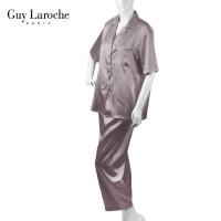 ราคา ชุดนอน แบรนด์ Guy Laroche ปาจามา ผ้า SATIN FG3768 GV3766 M XL ชุดนอน เสื้อแขนสั้น กางเกงขายาว ดีไซน์เรียบหรู ปัก Guy Laroche ที่กระเป๋า (13794067892)