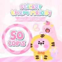 ราคา FLASH SALE 1 กด 1 ชิ้น แลก สติ๊กเกอร์ไลน์ ธีมไลน์ อิโมจิ 50 เหรียญ ของแท้ ไม่มีวันหมดอายุการใช้งาน (16028100566)