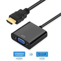 ราคา HDMI to VGA สายแปลง HDMI to VGA สายแปลงสัญญาณ จาก HDMI ออก VGA เฉพาะภาพ HDMI to VGA Converter cable Adapter for computer PC notebook DVD more connect to TV Monitor Projector T3 (3743356975)