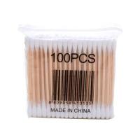 ราคา คอตตอนบัด 100 ก้าน แพ็คเดี่ยว สำลีปั่นหูด้ามไม้ สำลีไม้ สำลีก้าน สำลีเช็ดเครื่องสำอาง Cotton Buds คัตตั้นบัดส์ สำลีใช้แล้วทิ้งสำลีก้าน A514 (14110513228)