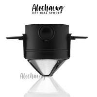 ราคา Alechaung กรองกาแฟ ดริปเปอร์กาแฟ ที่กรองกาแฟ กรองกาแฟดริป ที่กรองดริปกาแฟ แบบพับได้ สแตนเลส 2ชั้น กรวยดริปเปอร์ ดริปกาแฟ Coffee Dripper (13378128369)