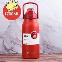 ราคา Cille Stainless Steel 1 7 L ขวดน้ำสแตนเลส เก็บเย็น เก็บร้อน กระติกน้ำ กระบอกน้ำ เก็บอุณหภูมิ ได้ยาวนาน (12329147883)