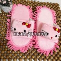 ราคา รองเท้าปัดฝุ่น kittyคิตตี้ รองเท้าใส่ในบ้านทำความสะอาดในตัว (14997937329)