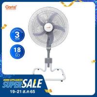 ราคา Clarte สินค้าขายดี พัดลมตั้งพื้นอุตสาหกรรม 18 นิ้ว 5 ใบพัด รุ่น CT830ST พร้อมส่ง Clarte Thailand (300002922)