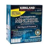 ราคา Minoxidill Kirkland 5 โลชั่นปลูกผม ปลูกเครา ปลูกหนวด ชนิดน้ำ แพค 6 ขวด พร้อมหลอดหยดแบบฝาปิด (722084607)