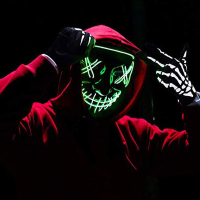 ราคา หน้ากากฮาโลวีน คอสเพลย์ มีไฟ LED (10957708715)