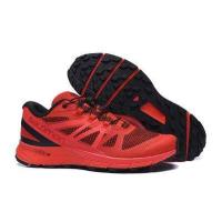 ราคา Salomon SENSE กลางแจ้งชายนั่งระบายอากาศติดตามรองเท้าวิ่งกันกระแทกและการดูดซึม Shock 40 45สีดำสีแดง (15450582330)