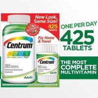 ราคา Centrum Adults Multivitamin 425 Tablets ฝาขาว สำหรับทุกช่วงอายุเหมาสมกับทุกวัย ขนาดพิเศษ 425 08 2023 (7771002108)