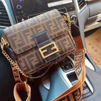 ราคา 100 Fendi กระเป๋าสตางค์แฟชั่น หลุยส์ ใบยาว 7 5 นิ้ว แบบ 2 พับ พร้อมกล่อง (5478138827)