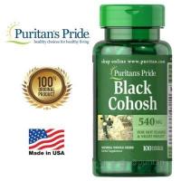 ราคา อาหารเสริม แบลคโคฮอช สำหรับผู้หญิงวัยทอง 100 Capsules Puritan s Pride Black Cohosh 540 mg สมุนไพร blackcoshosh (2930016379)