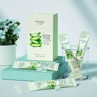 ราคา BIOAQUAมาร์คหน้ามาคหน้าสลีปปิ้งมาส์กสูตรว่านหางจระเข้มาส์กหน้า ขาวใส แบบซอง ผิวเนียนนุ่ม ลด สิว ลดรอยดำ รอยแดง หน้าขาว เนียนใส 0706 (9758173235)