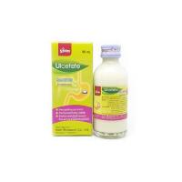 ราคา exp 2024 Ulcefate Suspension อัลซีเฟต ชนิดน้ำ 60 mL Duodenal gastric ulcer gastritis reflux esophagitis (15741610403)