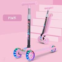 ราคา Kid Scooter สกู๊ตเตอร์เด็ก สกูตเตอร์ รถ3ล้อเด็ก ล้อมีไฟ ของเล่นเด็ก ปรับความสูงได้ 4 ระดับ (8124238157)
