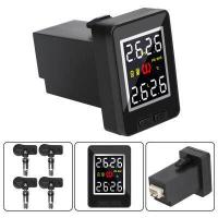ราคา Save Fuel Wireless Waterproof Tire Pressure Monitor System Temperature Real time Monitoring for Toyota 4Pcs Internal Sensors Car TPMS (15204940340)