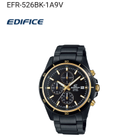 ราคา นาฬิกา Casio EDIFICE Chronograph รุ่น EFR 526BK 1A9VUDF ส่งฟรี (2484496961)