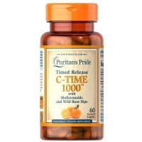 ราคา ส่งทุกวัน Vitamin C วิตามิน ซี 1000mg Time Release Puritan s Pride Bioflavonoids Wild Rose Hips พูริแทน 60 100 cap (16314930139)