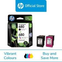 ราคา HP 680 Color Black Ink Cartridge Combo Pack HP Ink Cartridge Inkjet Printer ตลับหมึก อิงค์เจ็ท หมึก HP X4E78AA (758348618)