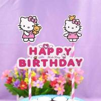 ราคา โมเดลแต่งเค้ก โมเดลตกแต่งเค้ก คิตตี้ มายเมโลดี้ ลูกโป่ง Kitty Mymelody ป้ายเค้กวันเกิด เทียนวันเกิด (14574332465)