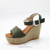 ราคา รองเท้าคัทชูแฟชั่น ส้นตึกสูง 4 นิ้ว เปิดหัว แต่งเข็มขัด ไซส์ 35 39 (10170088156)