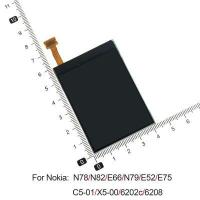 ราคา จอแสดงผล LCD สำหรับ Nokia 6300 5310 6120C 5320 E51 N82 N78 N79 E66 E52 N81 N76 6220 5700 5610 6500S E65 6303ซ่อมเปลี่ยน (12952022275)