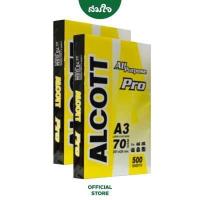 ราคา แพ็คคู่ ALCOTT กระดาษถ่ายเอกสาร A3 70 แกรม จำนวน 2 รีม 500 แผ่น รีม ห่อสีเหลือง (15147664281)