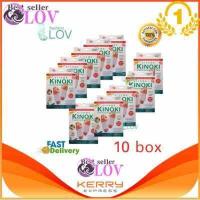 ราคา LOV 10 กล่อง kinoki detox foot pad แผ่นแปะเท้า คิโนกิ แผ่นแปะเท้า ช่วยหลับสบาย (11140682242)