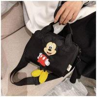 ราคา กระเป๋ามิกกี้เม้าส์ ZARA กระเป๋า zara mickey mouse กระเป๋าผ้าพร้อมตัวการ์ตูนมิกกี้เม้าส์ ZA02 (14504691239)