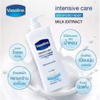 ราคา สีขาว โลชั่นวาสลีน สูตรน้ำนม รุ่นนำเข้า 400ml 1ขวด (6751960049)