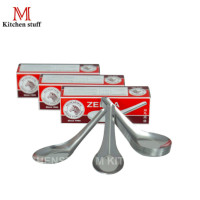 ราคา M KITCHEN ช้อนสแตนเลส ม้าลาย ช้อนกินข้าว ช้อนกลาง ช้อนโต๊ะ ช้อน สแตนเลส ตราม้าลาย 12 คัน 100100 (1298122443)