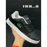 ราคา รองเท้าผ้าใบ ลาคอส หนังนิ่ม มีหลายสี สินค้าพร้อมส่ง ถ่ายจากงานจริง100 (9944854912)