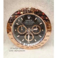ราคา นาฬิกาแขวนผนัง Rolex Daytona ขนาด34Cm หนา5Cm วัสดุสแตนเลสทั้งเรือน หน้าปัดเป็นกระจกแท้ สินค้าตรงตามรูป เชื่อถือได้100 (8799336665)