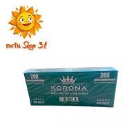 ราคา Korona 200 มวน สูตรเย็น ยาว 15 มม หลอดกระดาษเปล่า (16355101035)