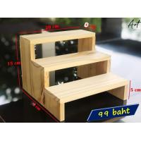 ราคา Art wood ชั้นไม้วางของ ชั้นวางแคคตัส ชั้นวางโมเดล ชั้นวางเครื่องสำอางค์ ชั้นวางอเนกประสงค์ ชั้นวางปลากัด ชั้นวางต้นไม้ขนาด 18 20 15 3ชั้น หน้า20cm (9484660315)