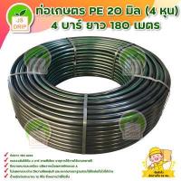 ราคา ท่อเกษตร PE ท่อ LDPE ท่อpe ท่อพีอี 20 มิล 4 หุน 4 บาร์ ยาว 180 เมตร เก็บเงินปลายทาง (403393835)