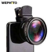 ราคา WEPHOTO โทรศัพท์มือถือเลนส์ชุด 0 45X เลนส์มุมกว้างและ 12 5X Macro HD เลนส์กล้อง Universal สำหรับโทรศัพท์ (15769067393)