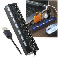 ราคา High Speed USB 2 0 Hub 7 Port ช่องต่อ USB 2 0 แบบ 7 ช่อง สีดำ (336594511)