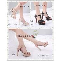 ราคา รองเท้าส้นสูง ส้นสูง 4นิ้ว เปิดนิ้วเท้า งานส้นเข็ม แบบคลาสสิก สไตล์ YSL 1255 (4120440016)
