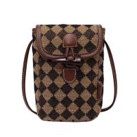 ราคา กระเป๋าสะพายข้างใส่มือถือ ทรงกล่องนม กระเป๋าสะพายข้างเล็ก กระเป๋าลายชิโนริ กระเป๋าลายตาราง กระเป๋าสะพายข้างผู้หญิง (13021543993)