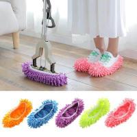 ราคา HOT 1Pcs Mop Shoes Cover Floor Dust Cleaning Lazy รองเท้าแตะ ครัวเรือนเช็ด Mops Head (15577898499)