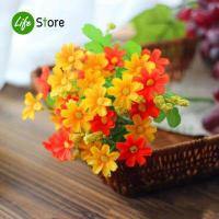 ราคา ดอกเดซี่ ช่อดอกไม้ประดับจากผ้าไหม (9704777602)