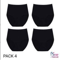 ราคา B me กางเกงชั้นใน รุ่น ME7093 แพ็ก 4 ตัว สีเดียวกันทั้งแพ็ก สีดำ สีนู้ด (11884863651)