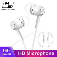 ราคา Mini Born In หูฟังหูฟังหูฟังแบบมีสายกีฬาในหูฟังสเตอริโอชุดหูฟังแจ็ค3 5มม สายเพลงหูฟัง HIFI เสียงคุณภาพไม่มีหูหูฟังหูฟังพร้อมไมโครโฟน HD (5216520547)
