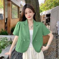 ราคา EGGO 2022 มาใหม่ เสื้อเบลเซอร์สเกาหลี เสื้อผ้าแฟชั่นผู้หญิง เสื้อเบลเซอร์แฟชั่นผู้หญิง Casual Korean Blazer (15259987538)