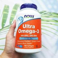 ราคา โอเมก้า3 Ultra Omega 3 500 EPA 250 DHA 90 or 180 Softgels Now Foods (9714197824)