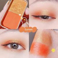 ราคา SWEET G อายแชโดว์ พาเลทตา อายแชโดว์กันน้ำ อายแชโดว์กลิตเตอร์ เม็ดสี ติดทนนาน ออกแบบได้สวยงาม (10720608310)