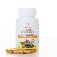 ราคา แท้ ค่าส่งถูก Kaminchan Plus ยาแคปซูลขมิ้นชันพลัส อ้วยอันโอสถ Herbal One (16862445235)