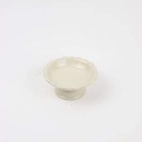 ราคา พานเซรามิค พานเชิง พานสีขาวครีม พานหิ้งพระ พานวางดอกไม้ พานวางพวงมาลัย (5317190086)