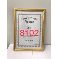 ราคา กรอบรูปA4 ขนาดa4 กรอบรูปสีทอง กรอบรูปอะคริลิค (10353029183)