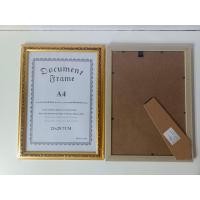 ราคา กรอบรูปA4 ขนาดa4 กรอบรูปสีทอง กรอบรูปอะคริลิค (10282371093)
